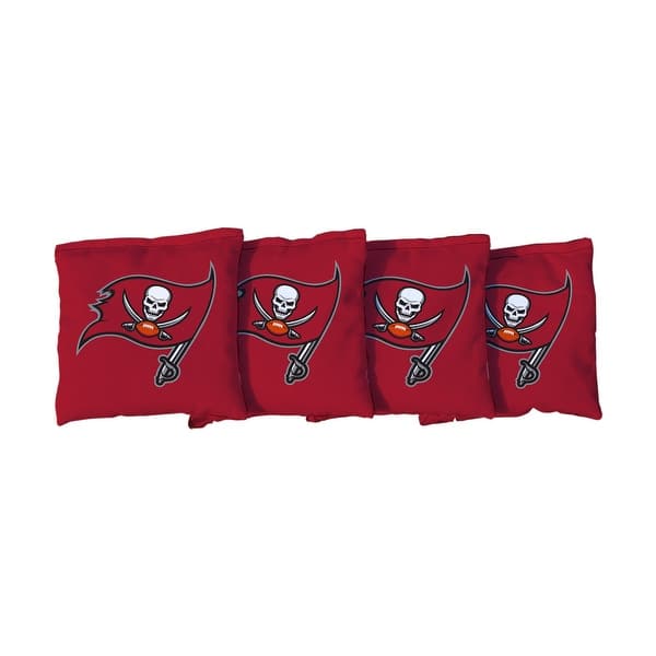 slide 2 of 3, Tampa Bay Buccaneers NFL Red Cornhole Bags All-Weather Resin Filled
