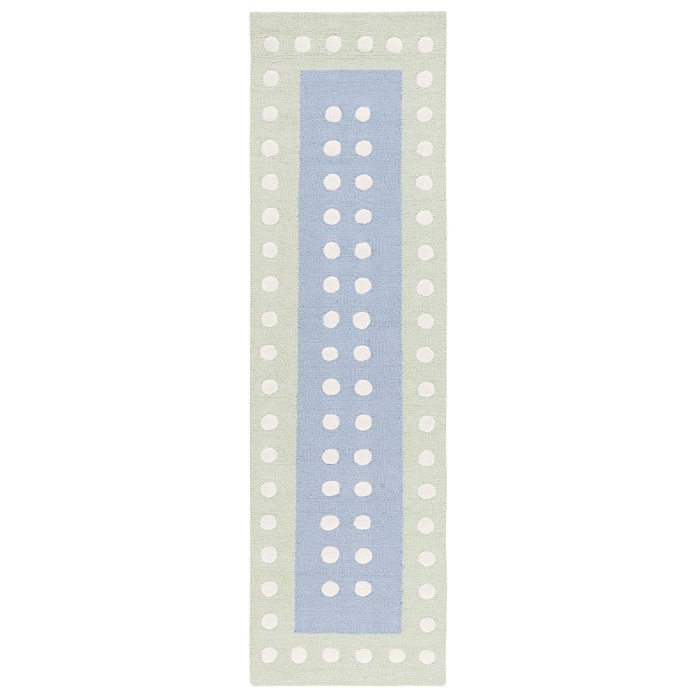 SAFAVIEH Handmade Kids Kenia Dots Wool Rug