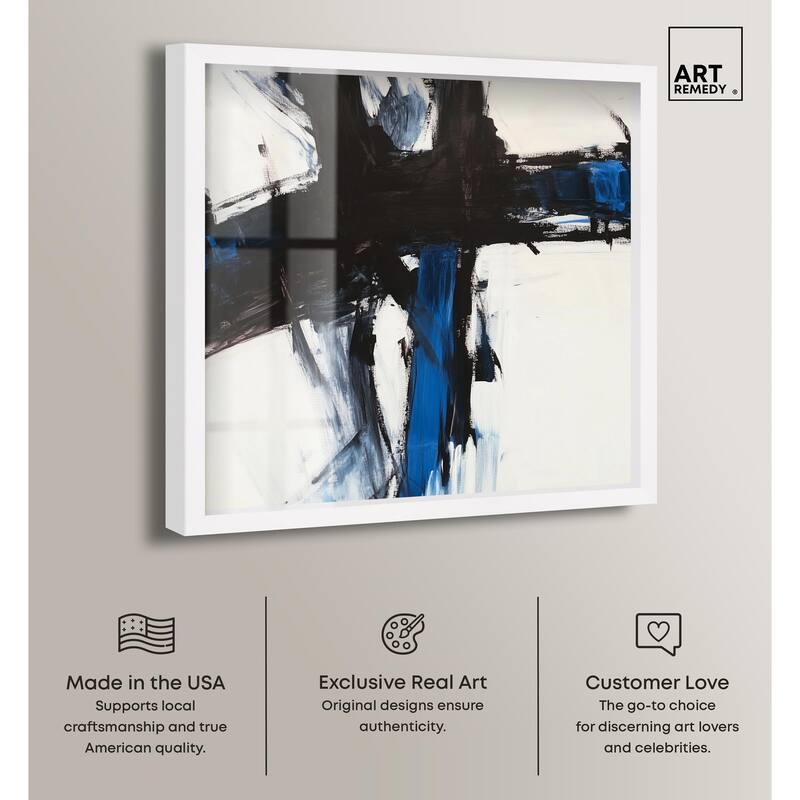 Blue Streak I Shadowbox by Art Remedy