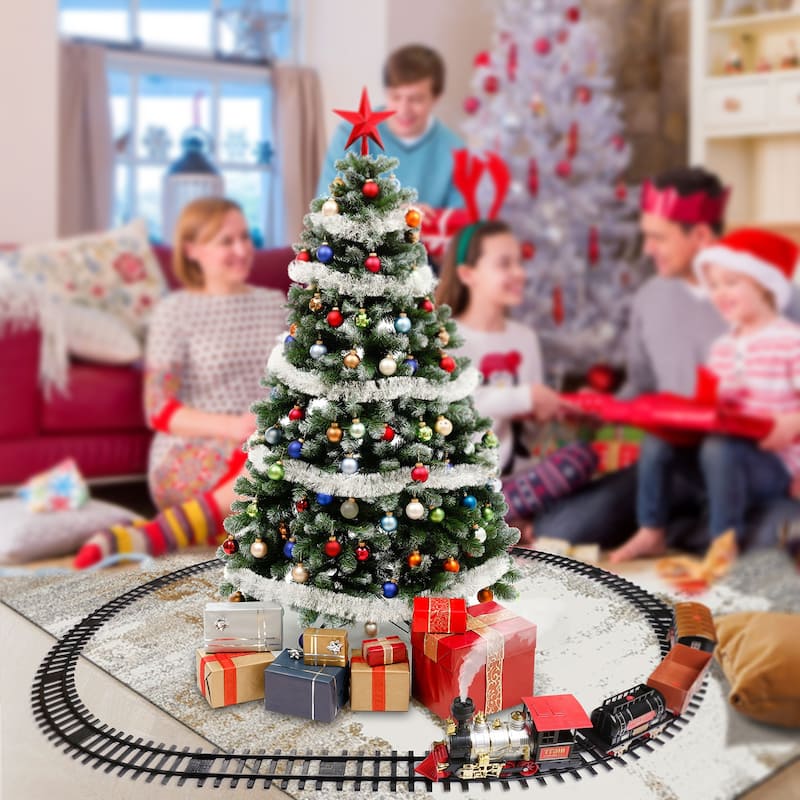 Classic Chirstmas Train Set with Lights