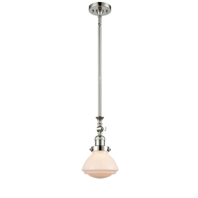 Innovations Lighting Olean 7" Wide Mini Rod Hung Adjustable Pendant