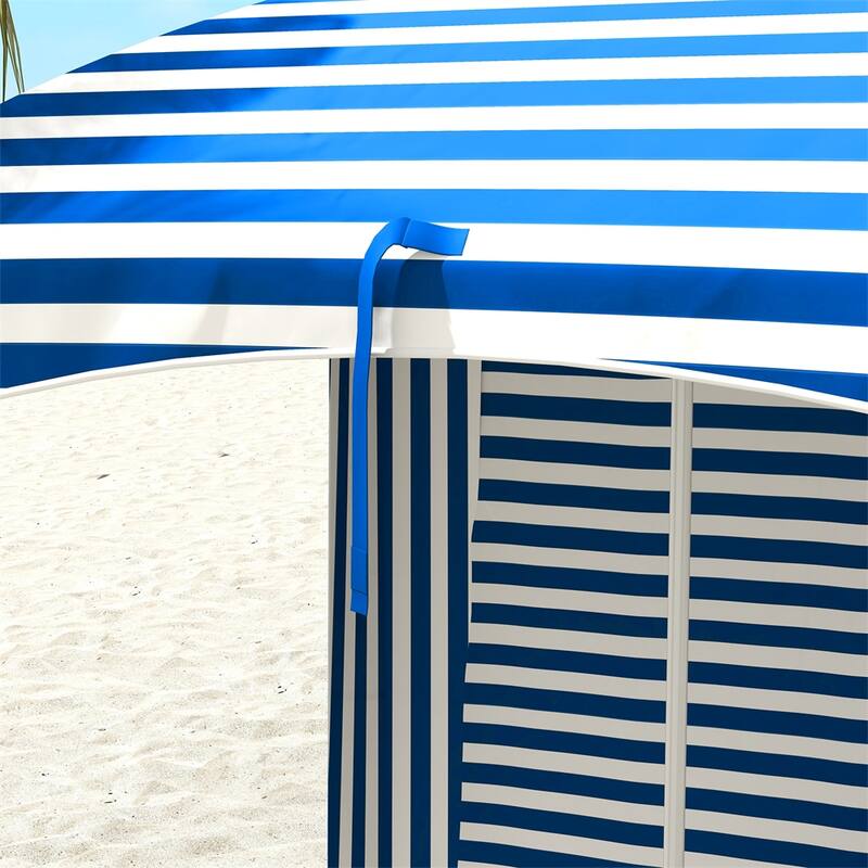 Outdoor Portable Beach Umbrella with Vents and Sandbags