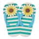 Option Sunflower Stripe Flip Flops