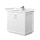 Option White / White Quartz Top / Brushed Nickel Hardware