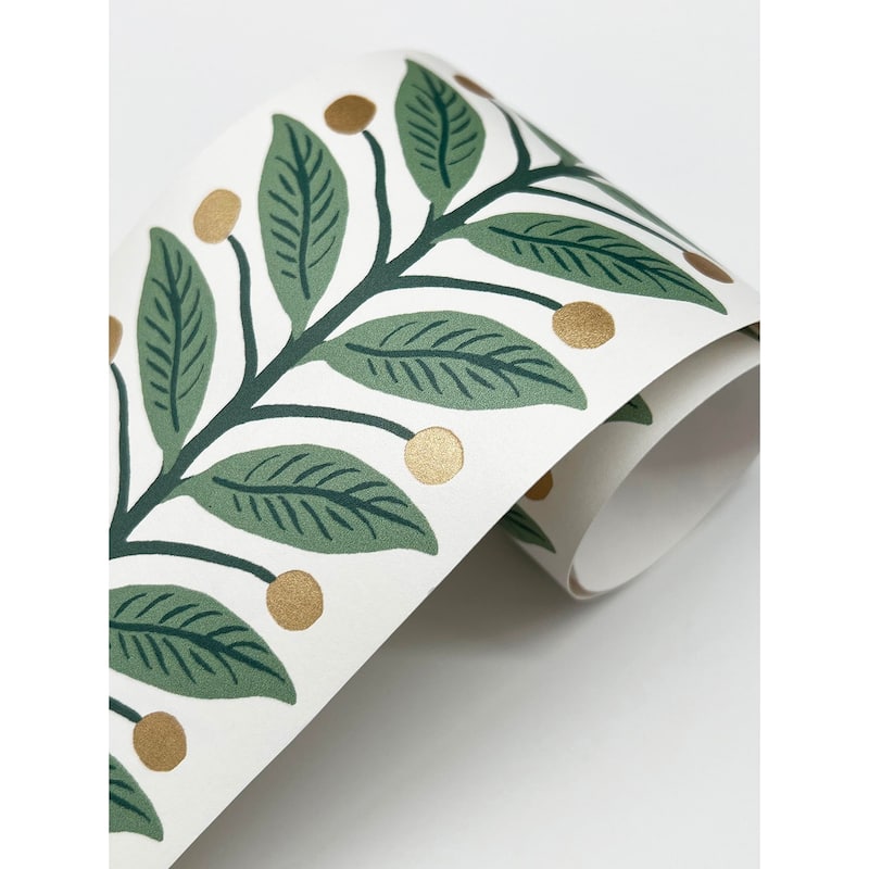 Rifle Paper Co.Green Garden Wallpaper Trim