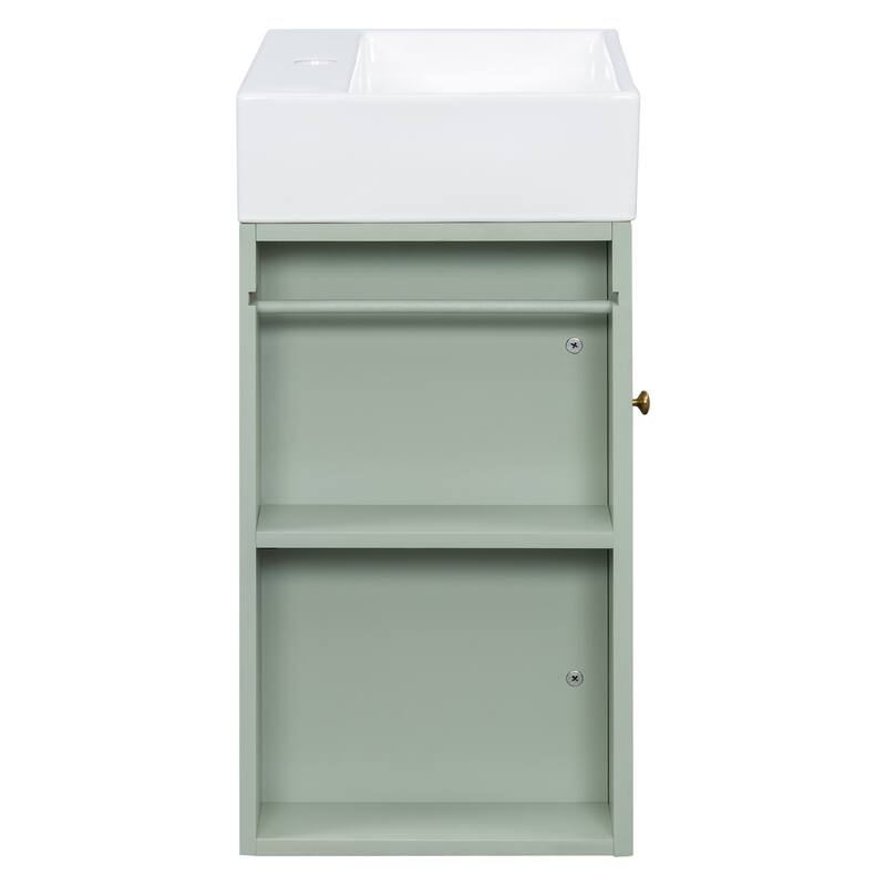 Bathroom Vanity with Ceramic Sink