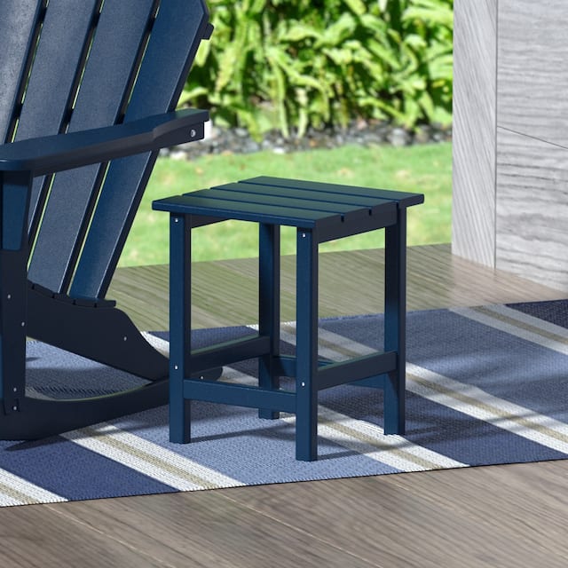 Laguna Poly Eco-Friendly Outdoor Patio Square Side Table