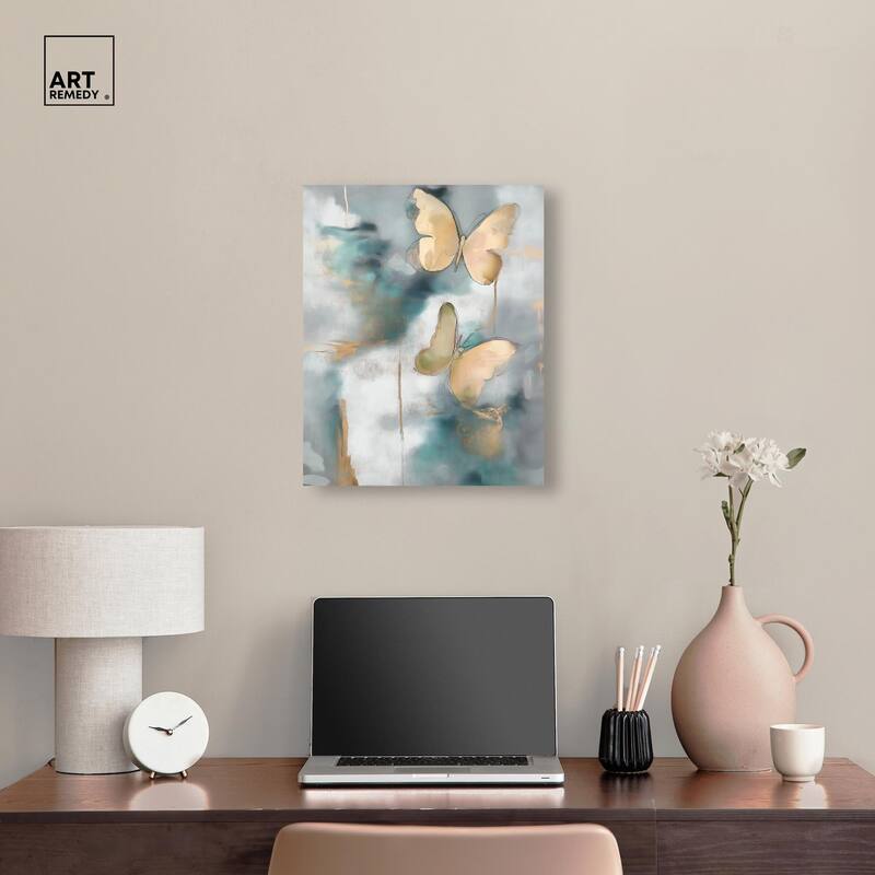 Butterflies Dream I Canvas by Art Remedy, Gallery Wrapped