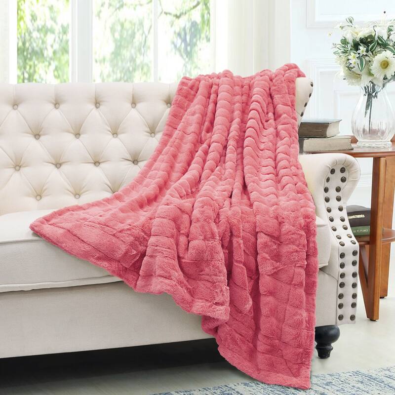 Supermink Decorative Fauxfur Throw 50'' x 60''