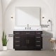 preview thumbnail 96 of 119, Lexora Abbey Bath Vanity and Carrara Marble Top