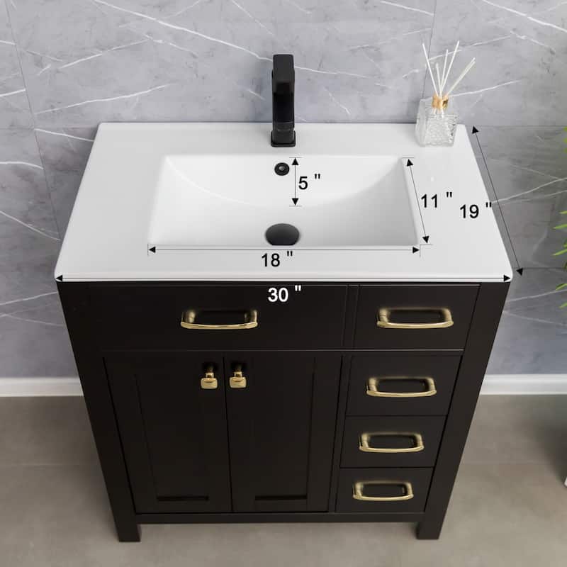 Sink Bathroom Vanity with Counter top Set