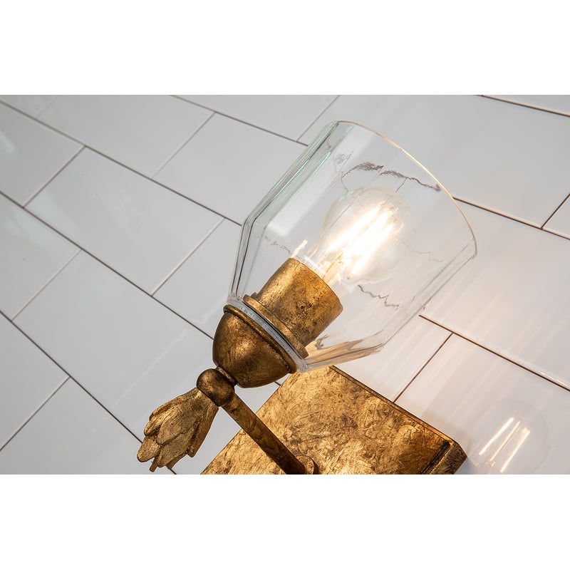 Felice 1 Light Wall Sconce in Gold