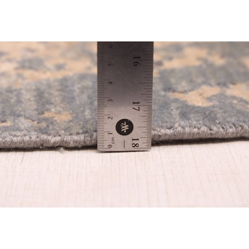 ECARPETGALLERY Hand-knotted Legacy Beige Silk, Wool Rug - 2'6 x 12'3