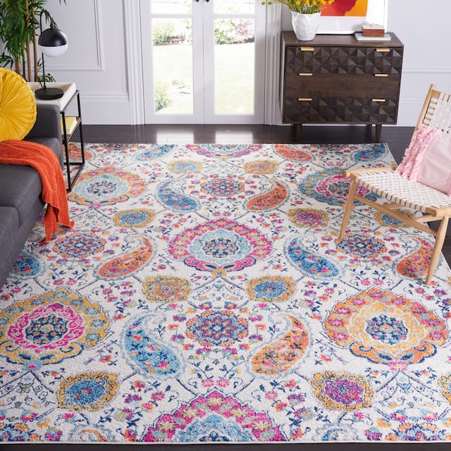 SAFAVIEH Madison Belle Vintage Paisley Pattern Area Rug