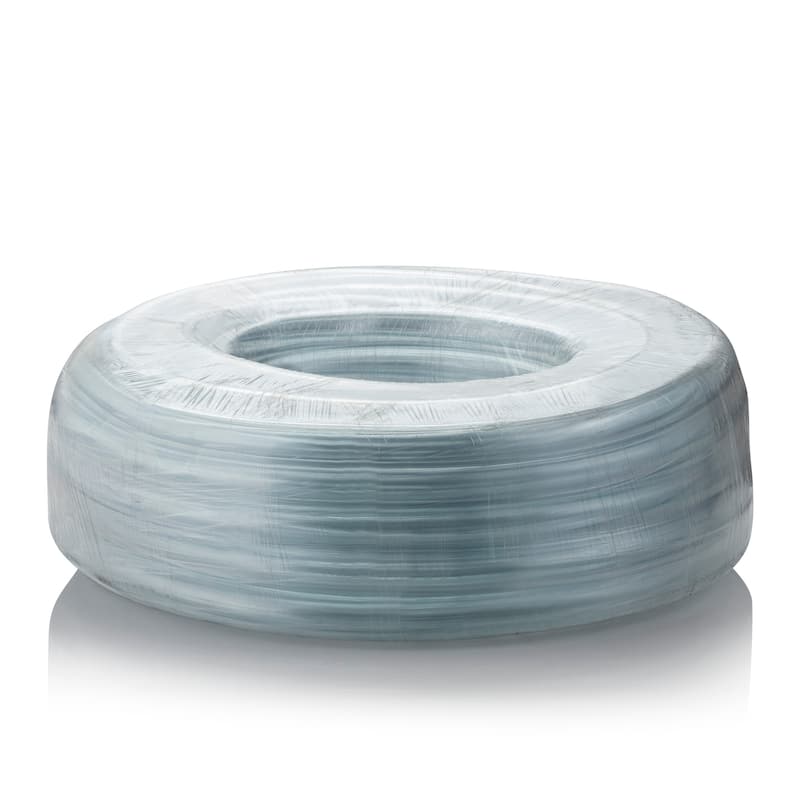 Alpine Corporation 100' PVC Tubing with " Inside Diameter for Ponds and Fountains, Clear