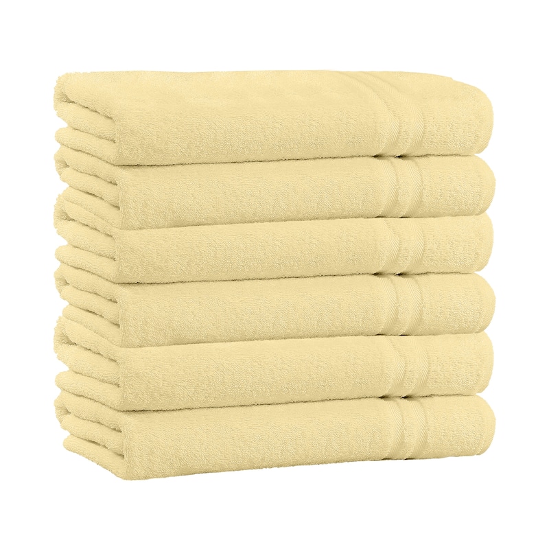 4-Pack 100% Cotton Extra Plush & Absorbent Bath Towels