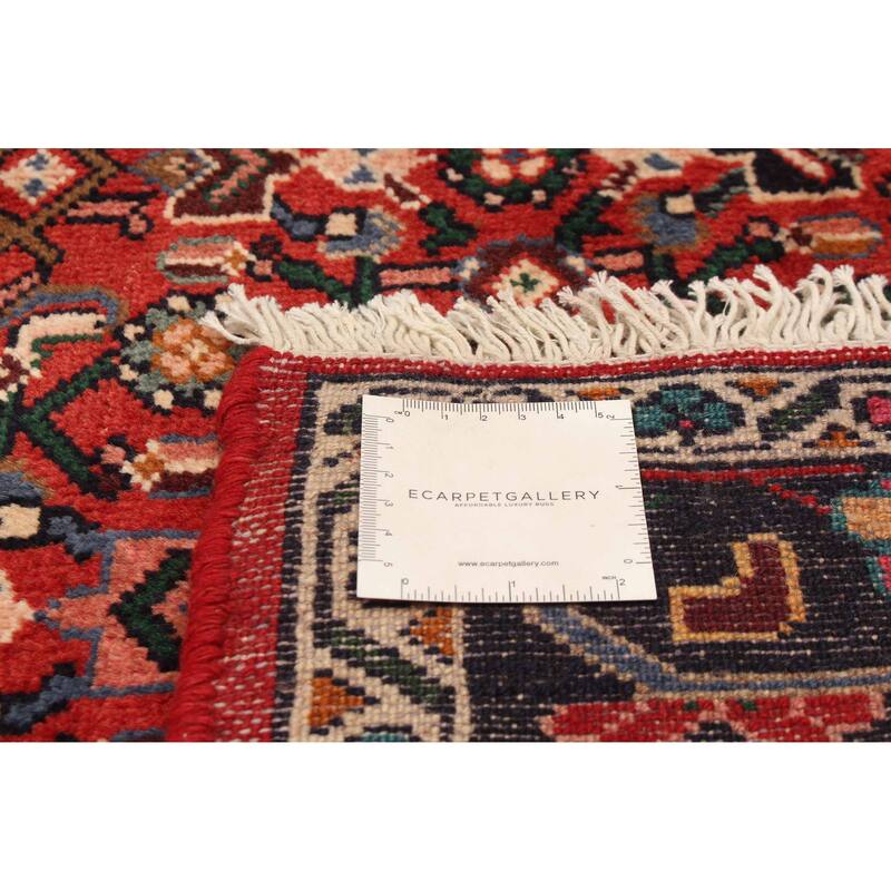 ECARPETGALLERY Hand-knotted Andelz Red Wool Rug - 4'0 x 7'9