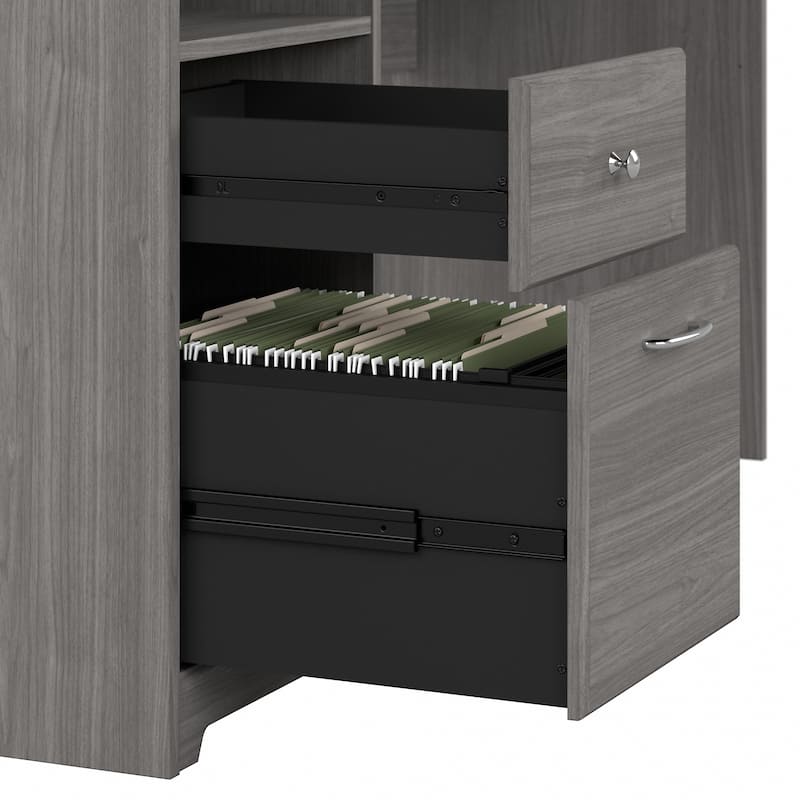 Cabot 72W L Shaped Computer Desk with Storage by Bush Furniture