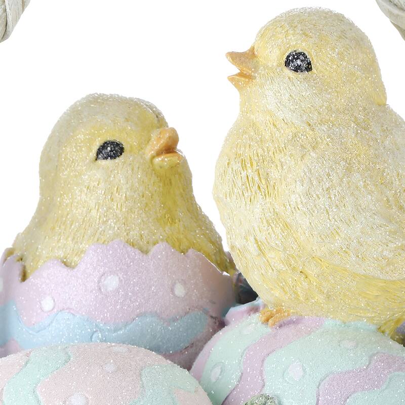 Resin Hatching Chick Easter Basket