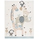 preview thumbnail 26 of 68, SAFAVIEH Carousel Kids Miharu Animal Rug 10' x 14' - Ivory
