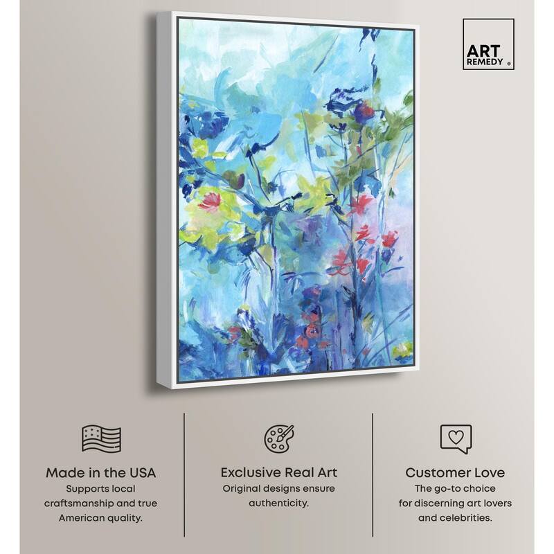 Heavenly Blue II Canvas by Art Remedy