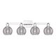 Option Polished Chrome / Light Smoke Deco Swirl