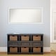 preview thumbnail 52 of 190, Wall Mirror Choose Your Custom Size - Extra Large, Blanco White Wood