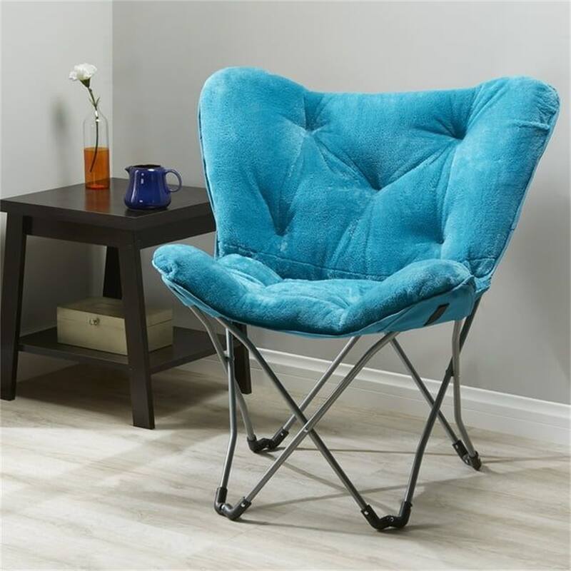 Comforts Adult Folding Butterfly Chair - Portable, Soft Cushioned & Space-Saving