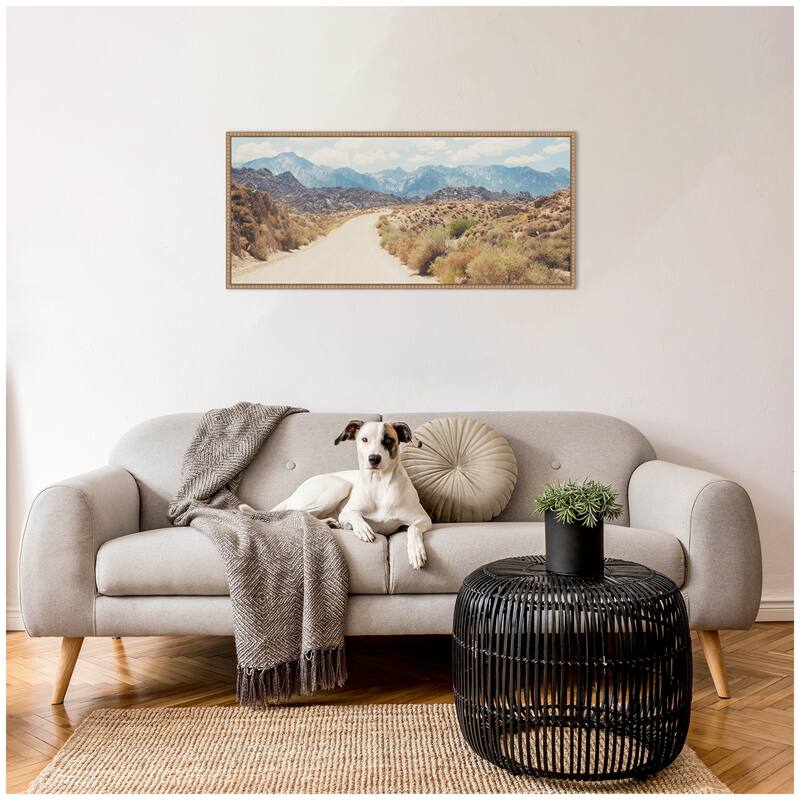 Kate and Laurel Alabama Hills California by Laura Evans Framed Canvas Wall Art Print