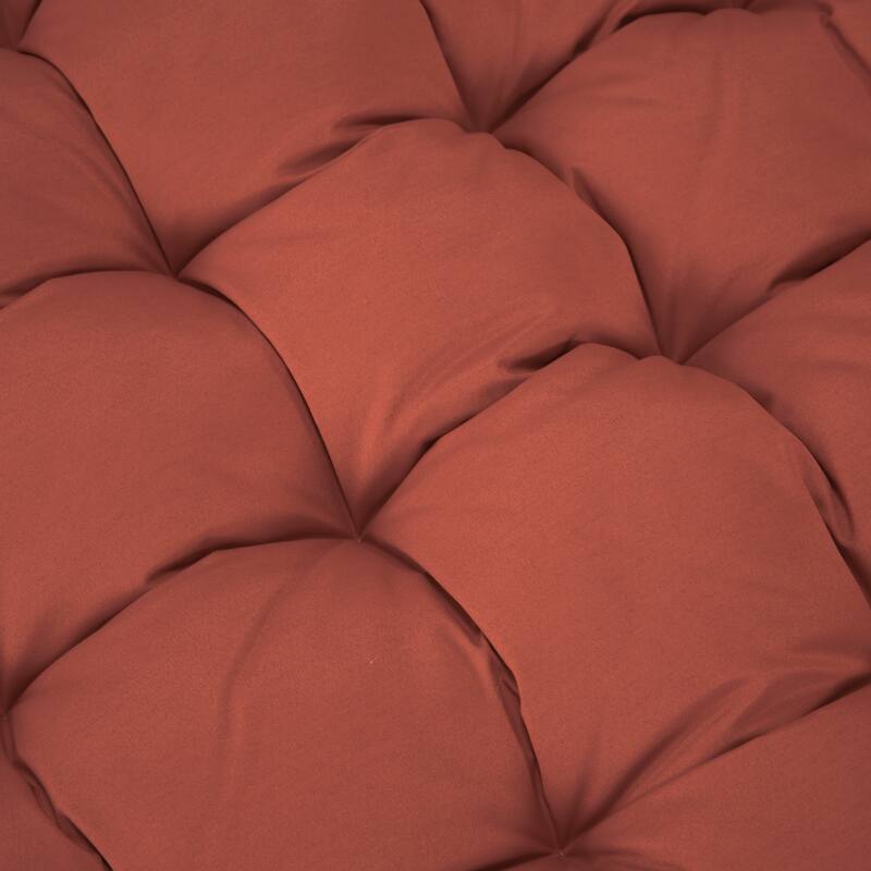 Egg Swing Chair Cushion Durable Weather Resistant Polyester Fits 2 People by LeisureMod