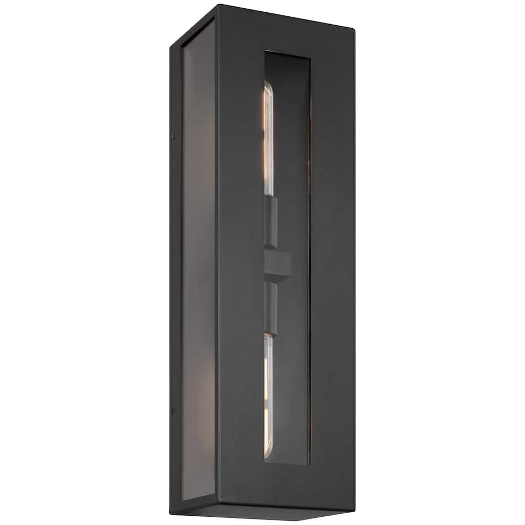 Access Lighting Chatham 2 light Outdoor Wall Mount- Black Finish