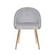 preview thumbnail 8 of 10, Porthos Home Daija Velvet Dining Chairs with Gold Legs