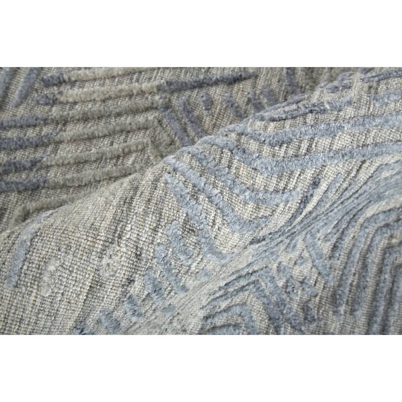 Grand Bazaar Huntley Hand Woven Abstract Modern Area Rug