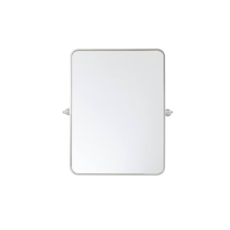 Indigo Home Soft Corner Pivot Mirror - Silver - 24 x 32