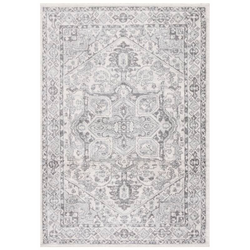 SAFAVIEH Tulum Doralice Bohemian & Eclectic Rug - 4' x 6' - Ivory/Grey