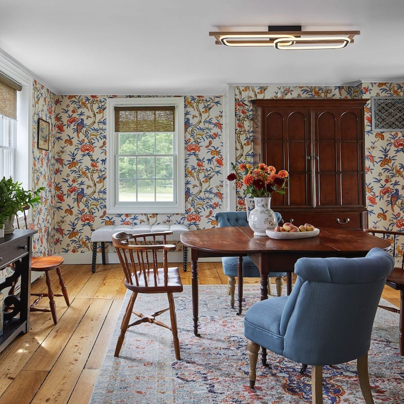 Modern Farmhouse Rectangle LED Semi Flush Mount