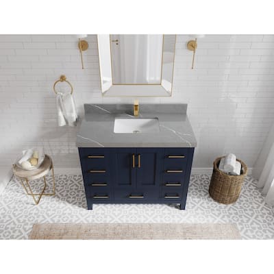 Willow Collections 42 in. W x 22 in. D Malibu Single Sink Bathroom Vanity with Countertop