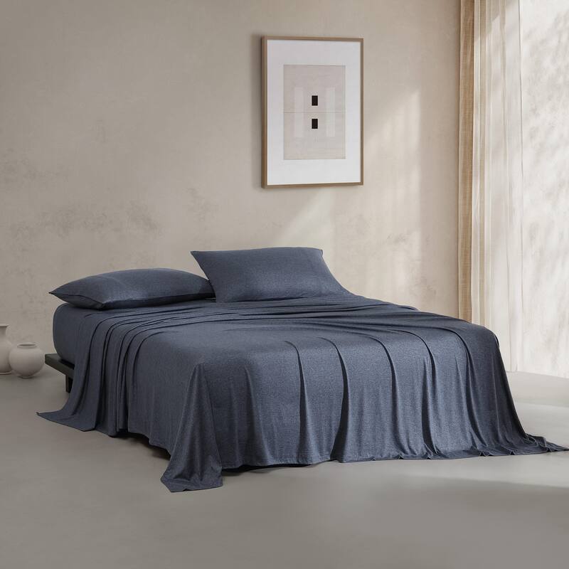 Calvin Klein Modern Cotton Melange Jersey Sheet Set