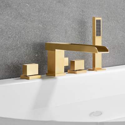 Altair Nairn Deck-Mount Roman Waterfall Tub Filler with Handshower