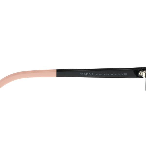 Shop Fendi Ff 0136 S 0ny1 Matte Black Cat Eye Sunglasses