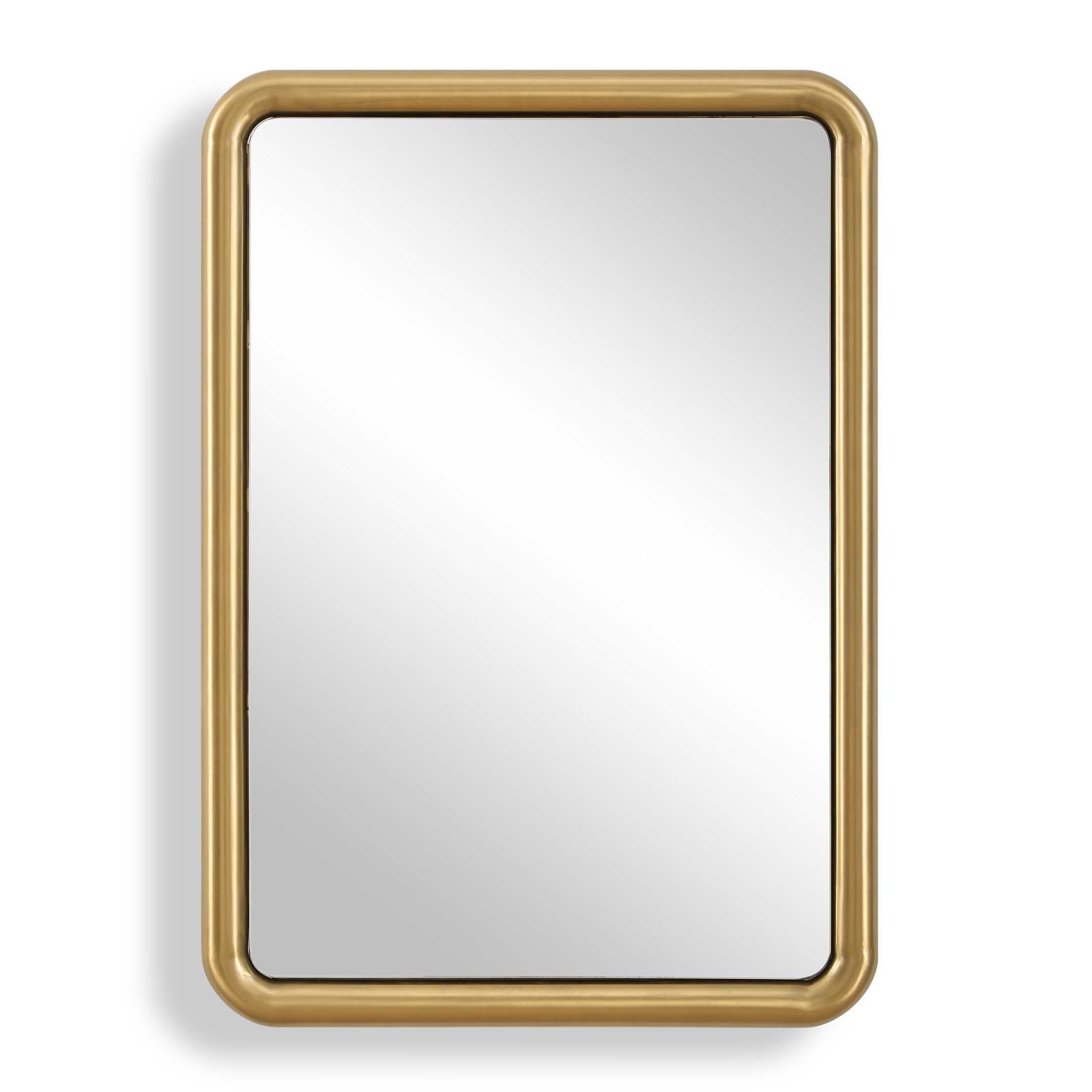 Uttermost Atkinson Modern Brass Mirror