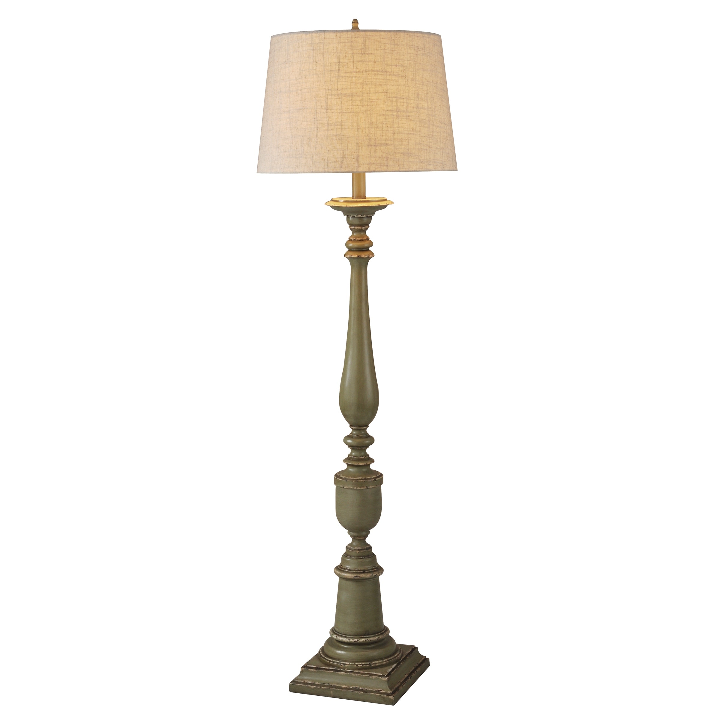 Stylecraft Avignon Floor Lamp Green