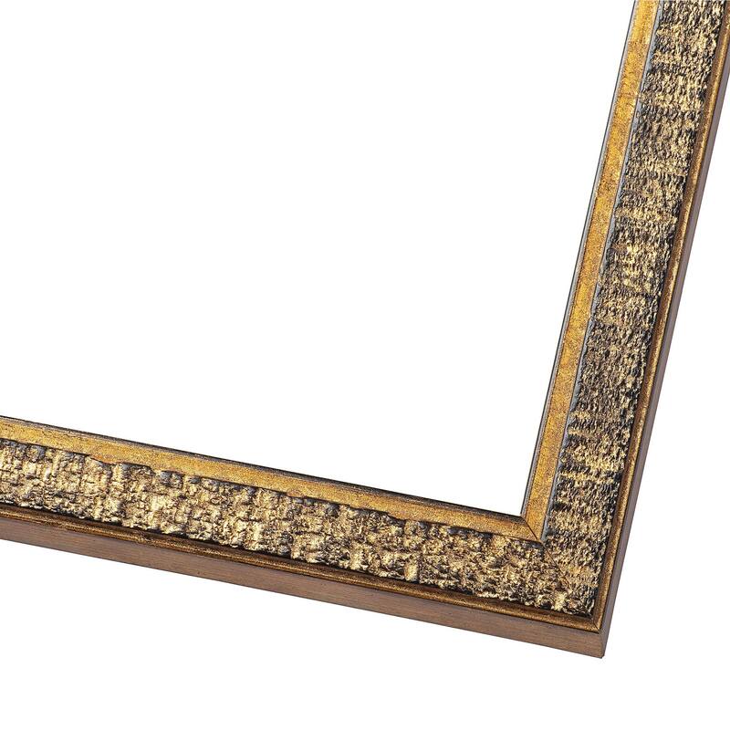 16x9 Frame Gold Solid Wood Picture Frame - Complete Modern Photo Frame