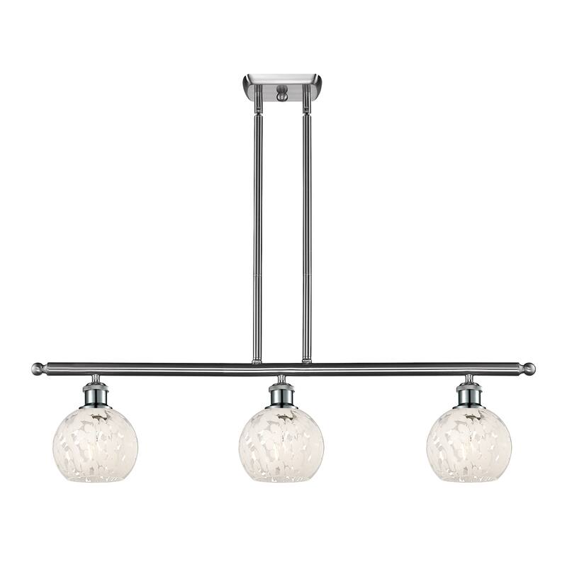 Innovations Lighting 516-3I-9-36-White Mouchette-Indoor Pendant White