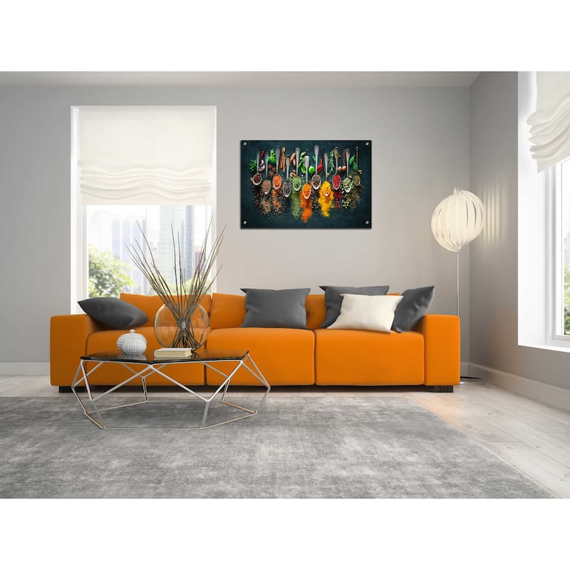 Epic Art 'Colorful Spices,' Acrylic Glass Wall Art