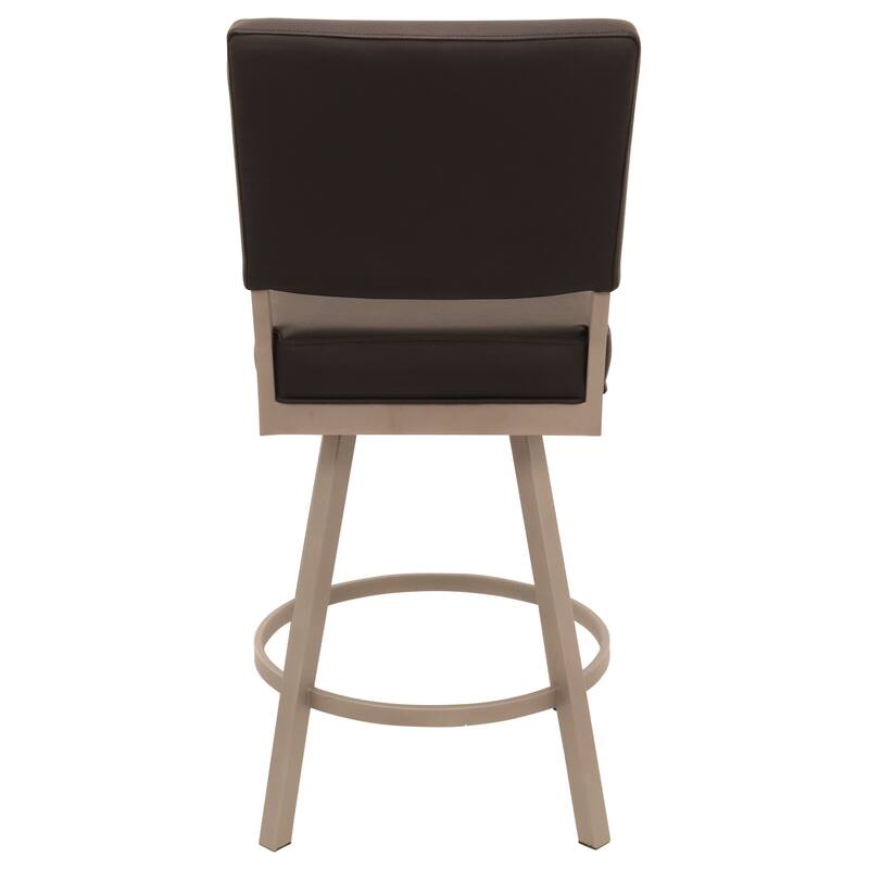Tempo Furniture Emerson Swivel 26" Counterstool w/ Fully Welded Metal Frame (Commercial Grade) by Furnish Theory (Var. Colors)