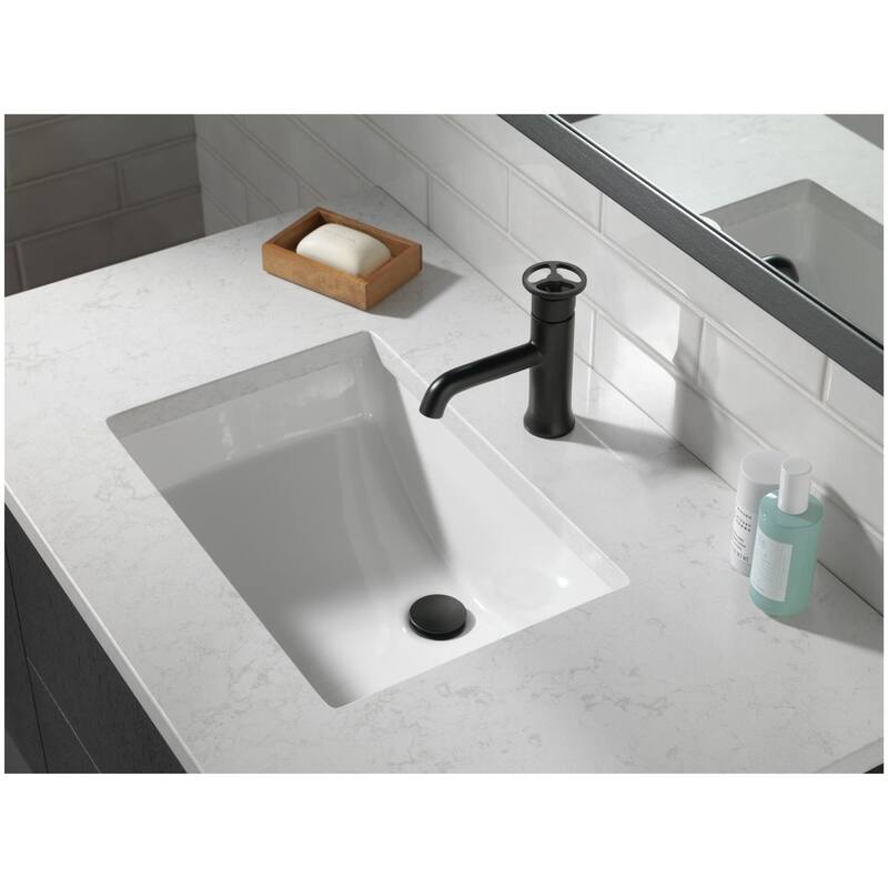 Delta 558-LPU-DST Trinsic 1.2 GPM Single Hole Bathroom Faucet Less