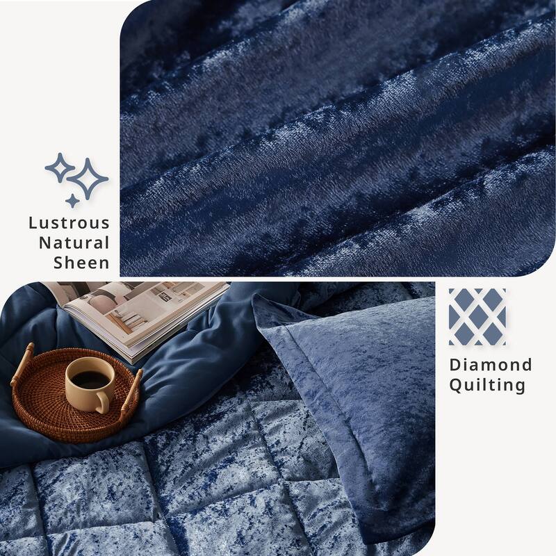 Intelligent Design Isabel Velvet Comforter Set