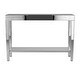 preview thumbnail 1 of 8, Allan Andrews Mirrored Console Table with Bottom Shelf