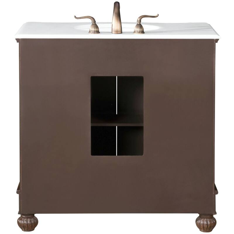 Elegant Lighting VF-1047-VW Windsor 36" Free Standing Single Basin